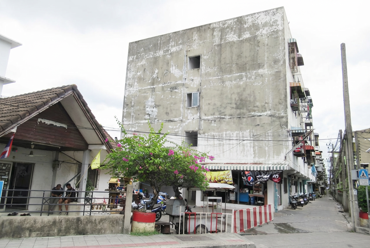 คอนโดมิเนียม โครงการแฟลตสะพานใหม่ บางเขน