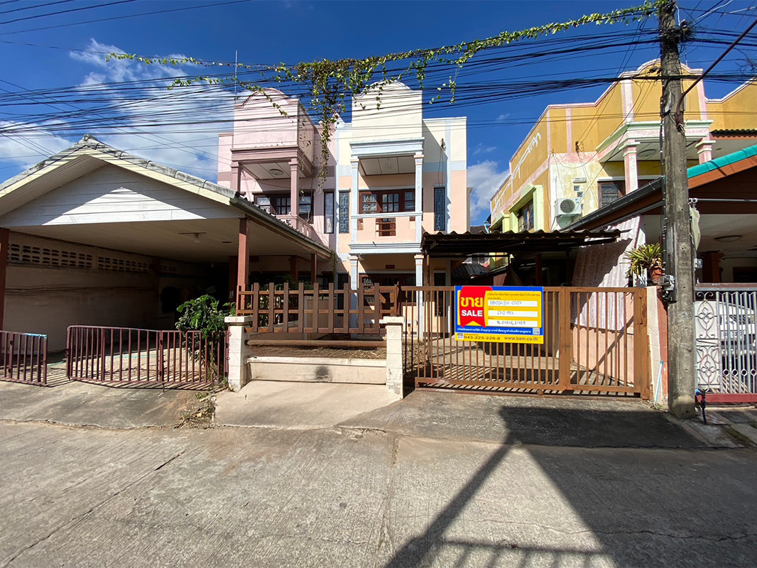 บ้านแฝด 2 ชั้น โครงการธารารินทร์ เมืองขอนแก่น
