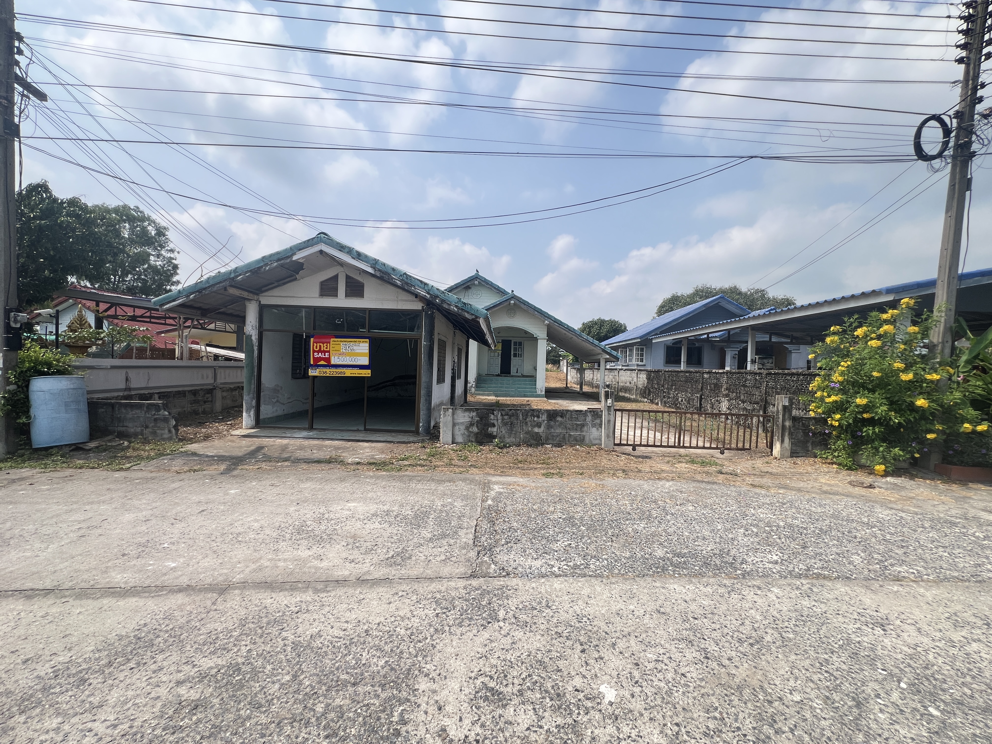 บ้านเดี่ยว โครงการบ้านสวนแสนสุข องครักษ์