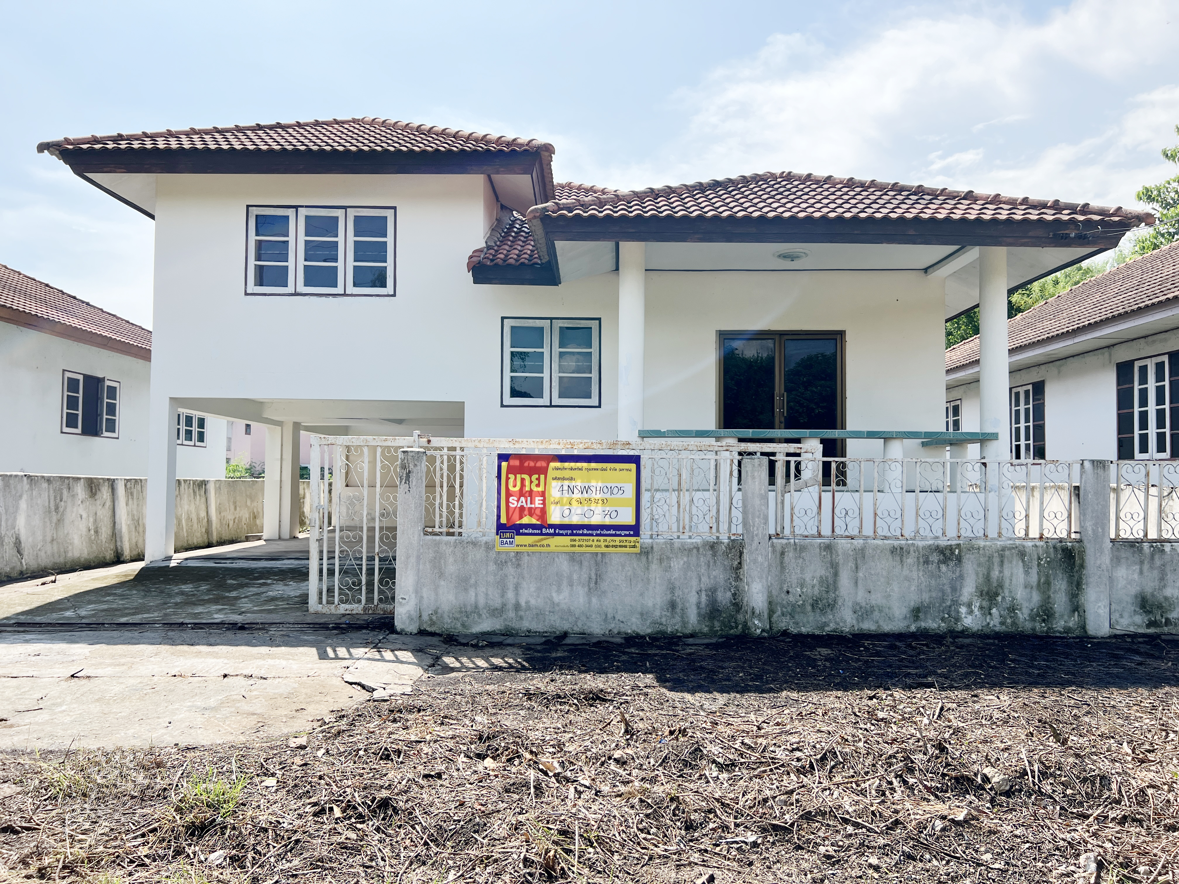 บ้านเดี่ยว โครงการหมู่บ้านริมคลองกองบิน 4 นครสวรรค์