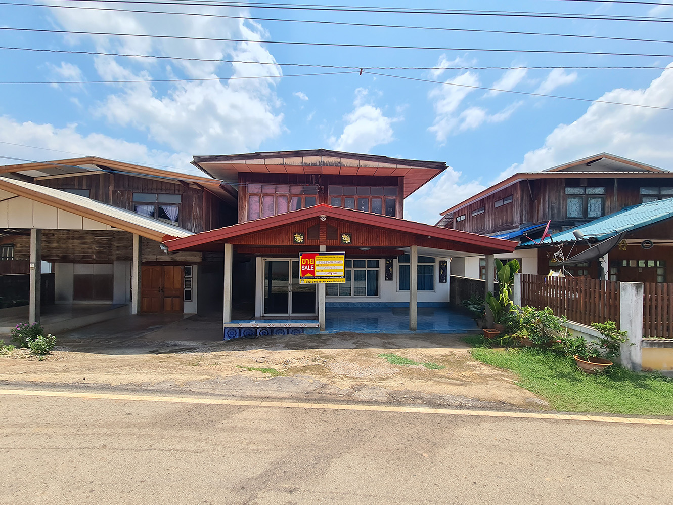 บ้านเดี่ยว ชุมชนบ้านนาแก เลย บ้านพักอาศัย 2 ชั้น ในชุมชนบ้านนาแก