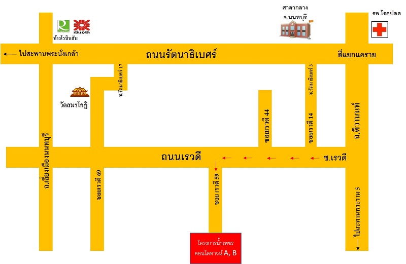 ห้องชุด ตลาดขวัญ เมืองนนทบุรี นนทบุรี