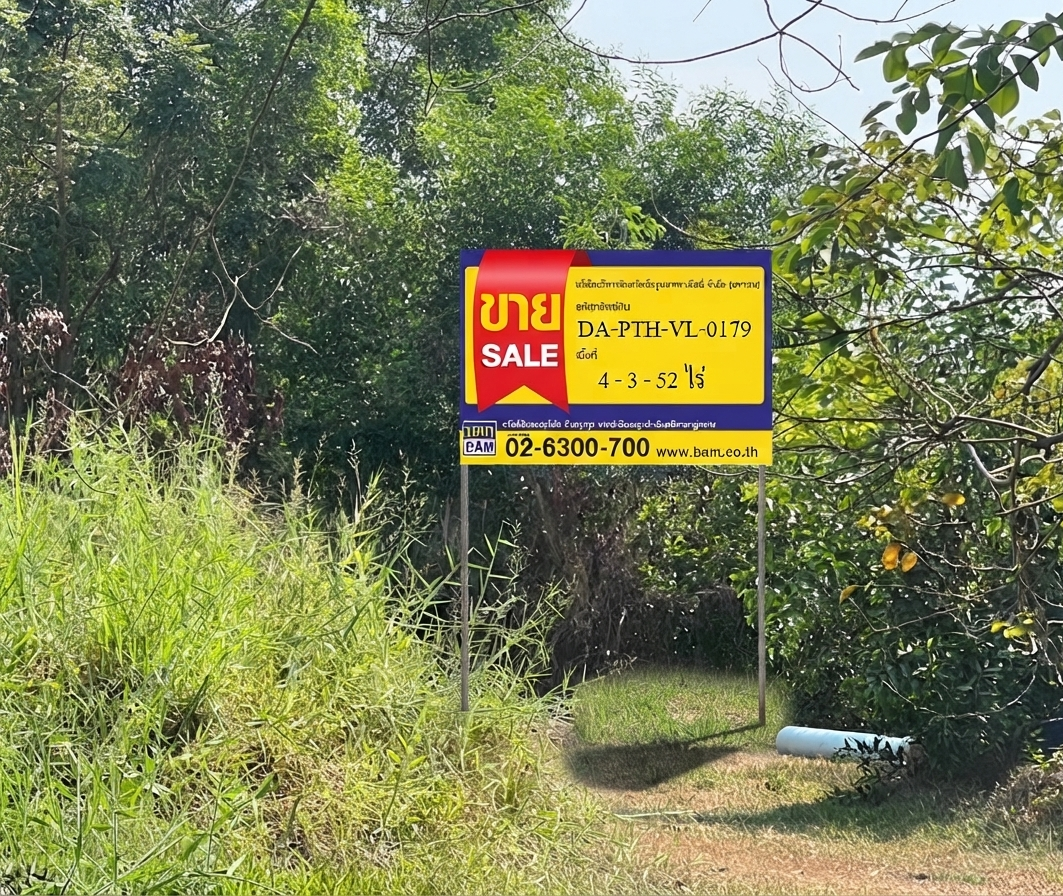 ที่ดิน ศาลาครุ หนองเสือ ปทุมธานี
