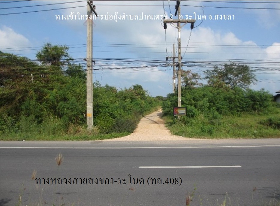 ที่ดิน ปากแตระ  สงขลา