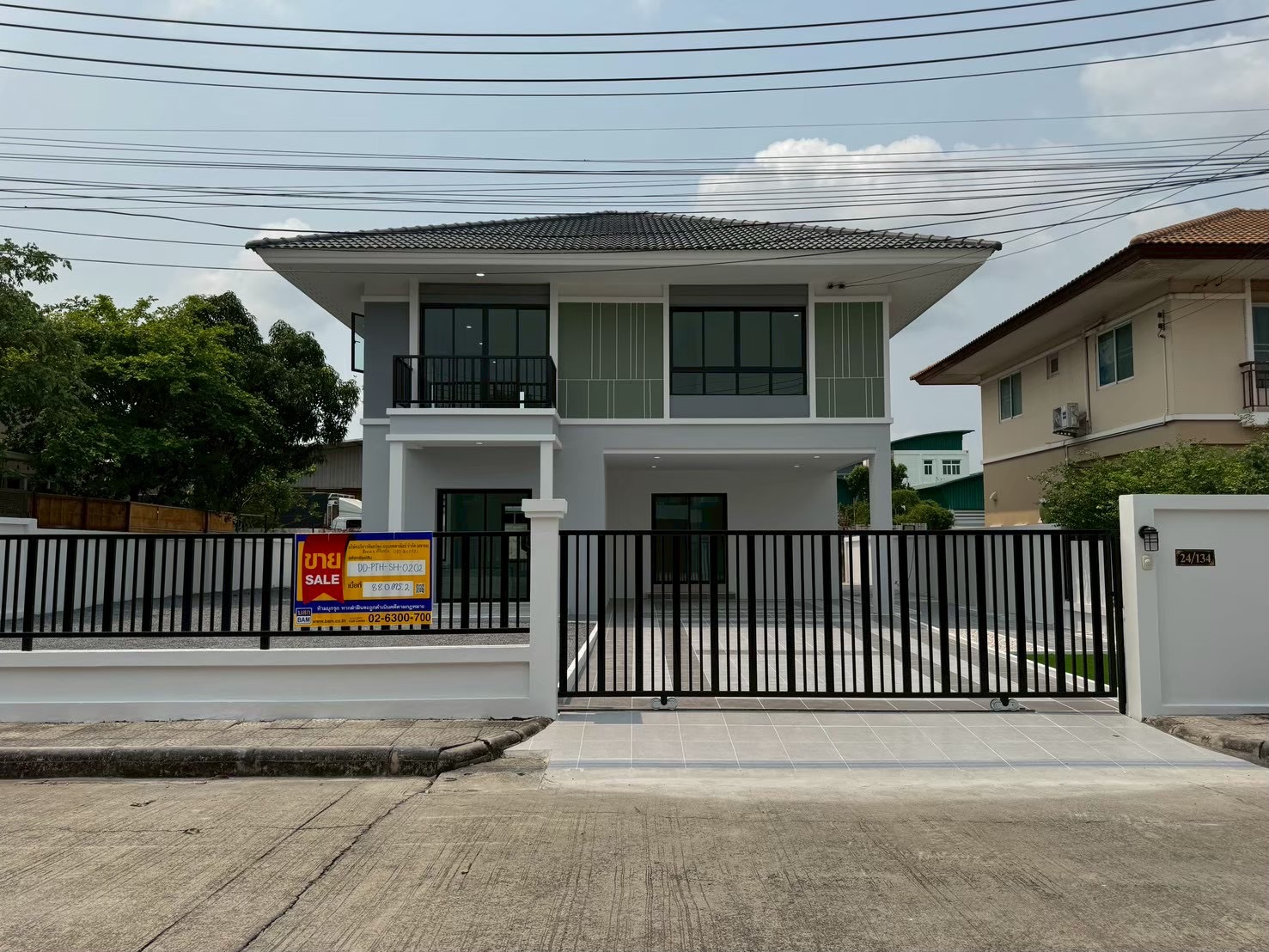 บ้านเดี่ยว 2 ชั้น โครงการวราบดินทร์ เฟส 2 กัลปพฤกษ์