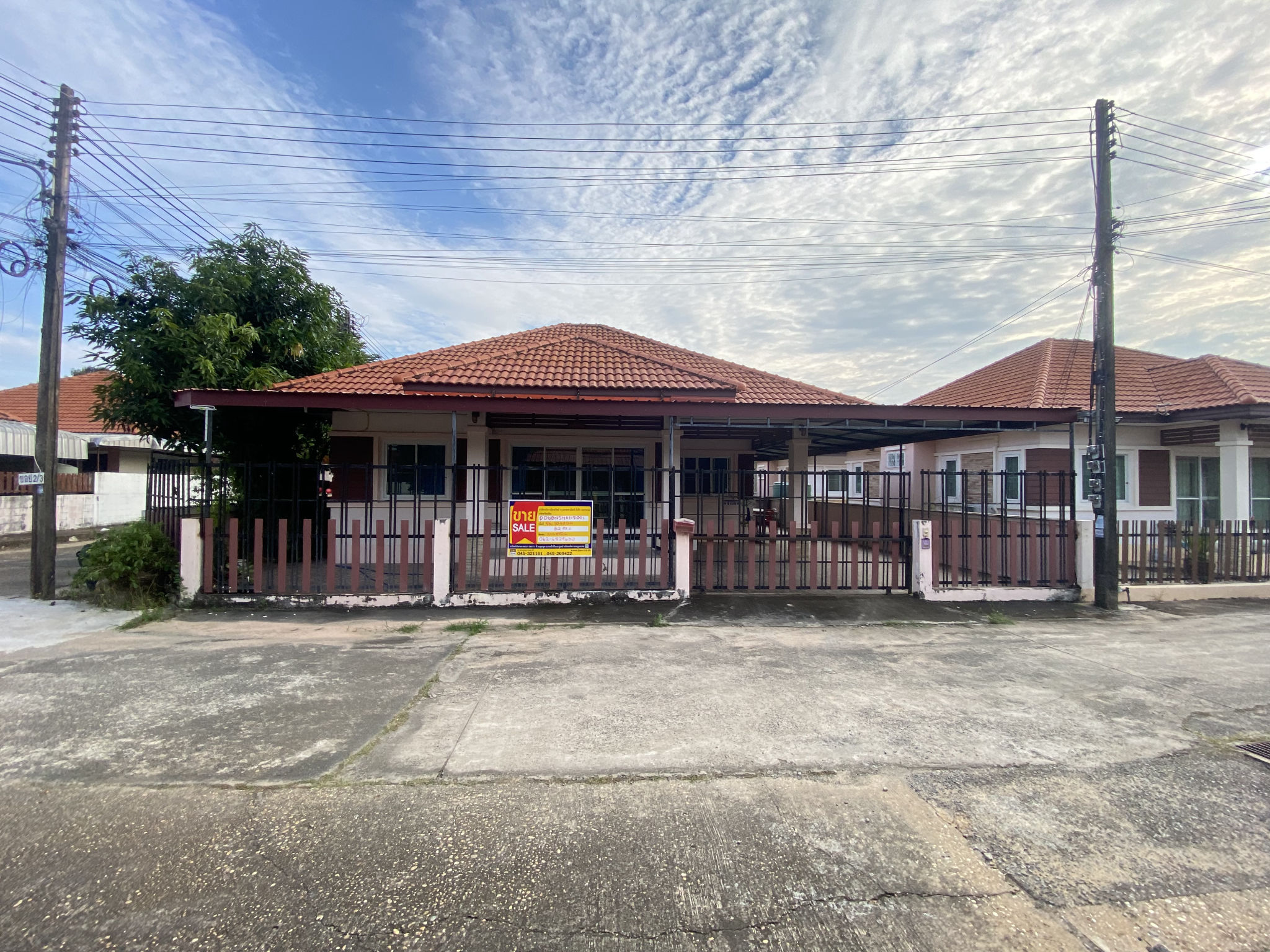 บ้านเดี่ยว โครงการหมู่บ้านอยู่สุขคันทรี่ อุบลราชธานี