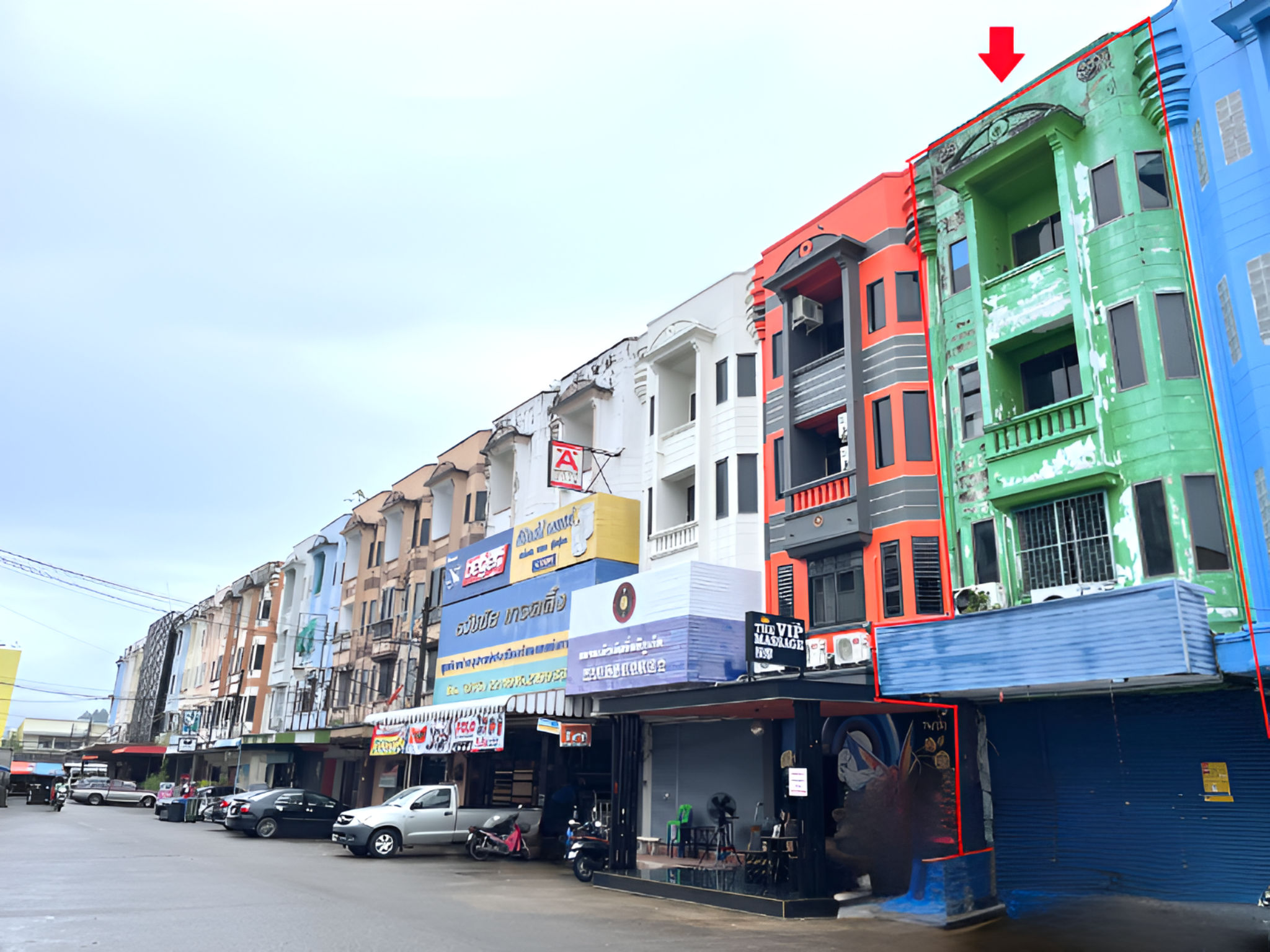อาคารพาณิชย์ ตลาดเหนือ  ภูเก็ต