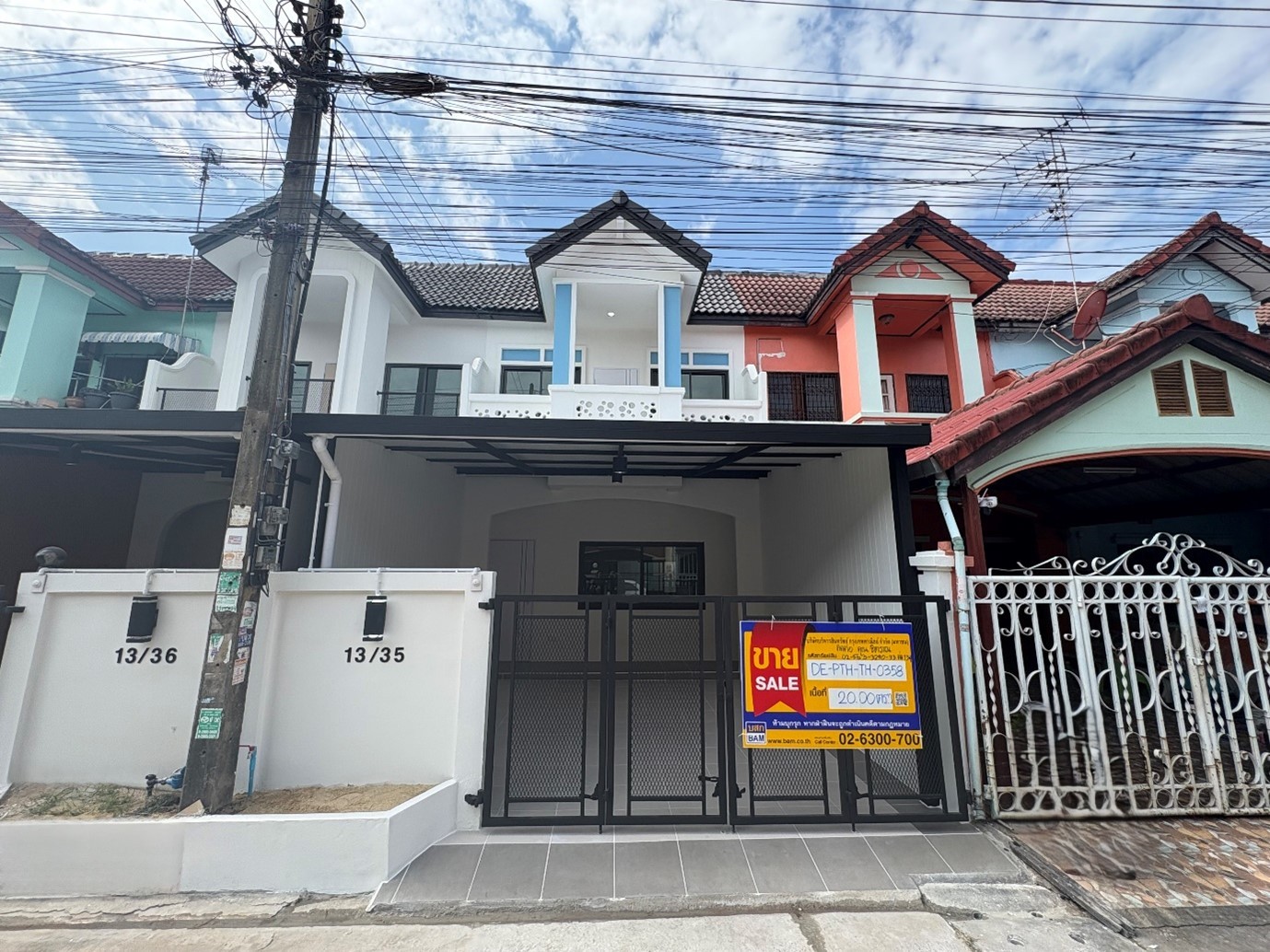 ทาวน์เฮ้าส์ 2 ชั้น โครงการหลักทรัพย์ธานี ธัญบุรี