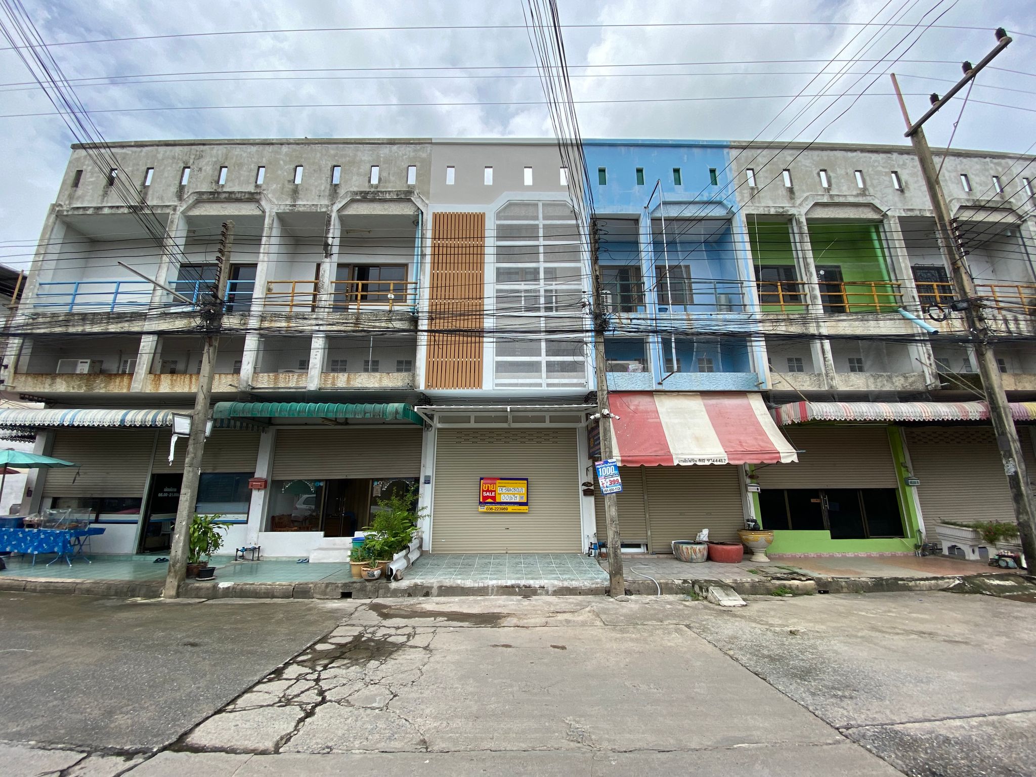 อาคารพาณิชย์ โครงการอยู่สบาย 1 สระบุรี