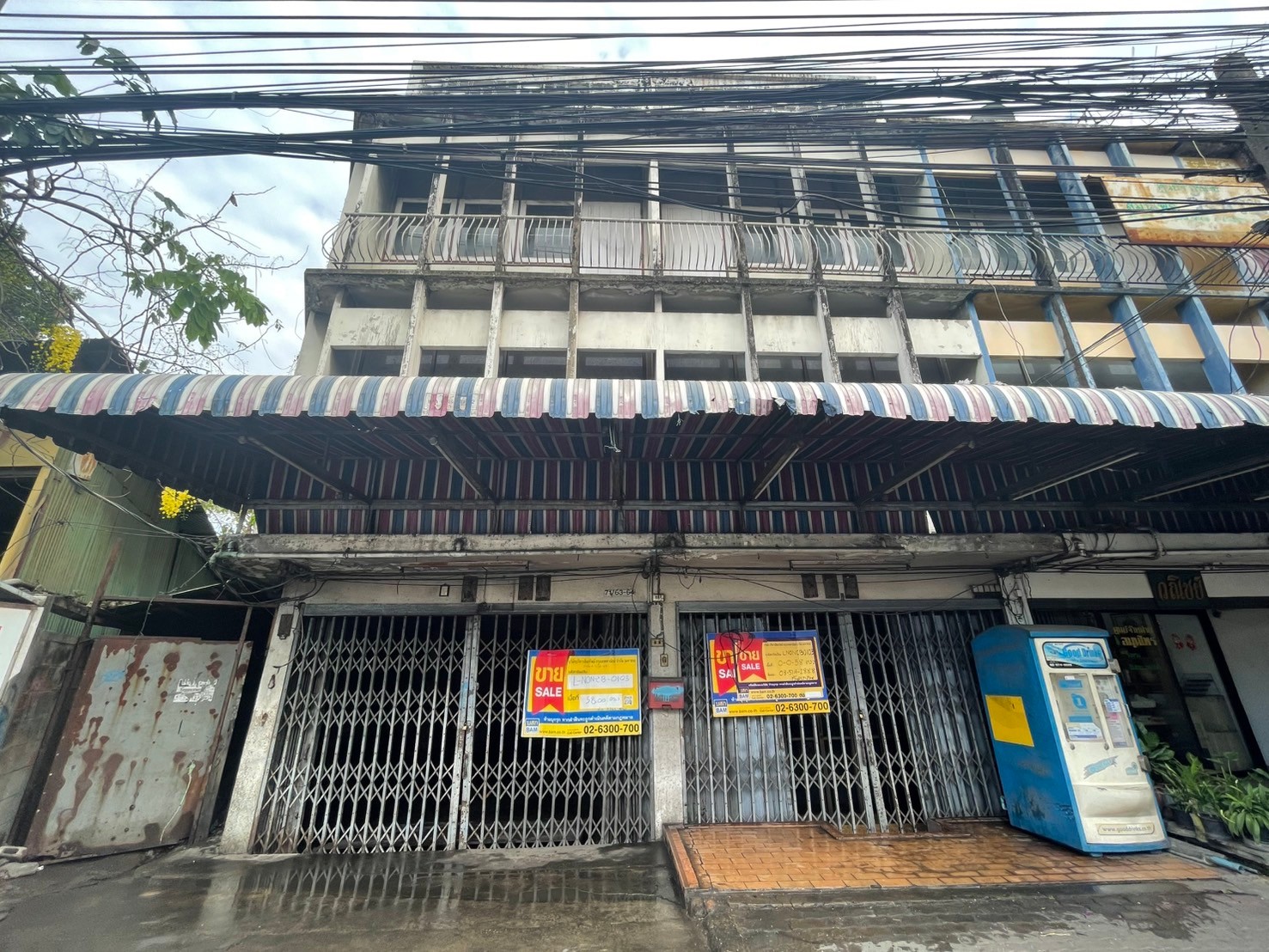 อาคารพาณิชย์ ตลาดขวัญ(บางแพรก) เมืองนนทบุรี นนทบุรี