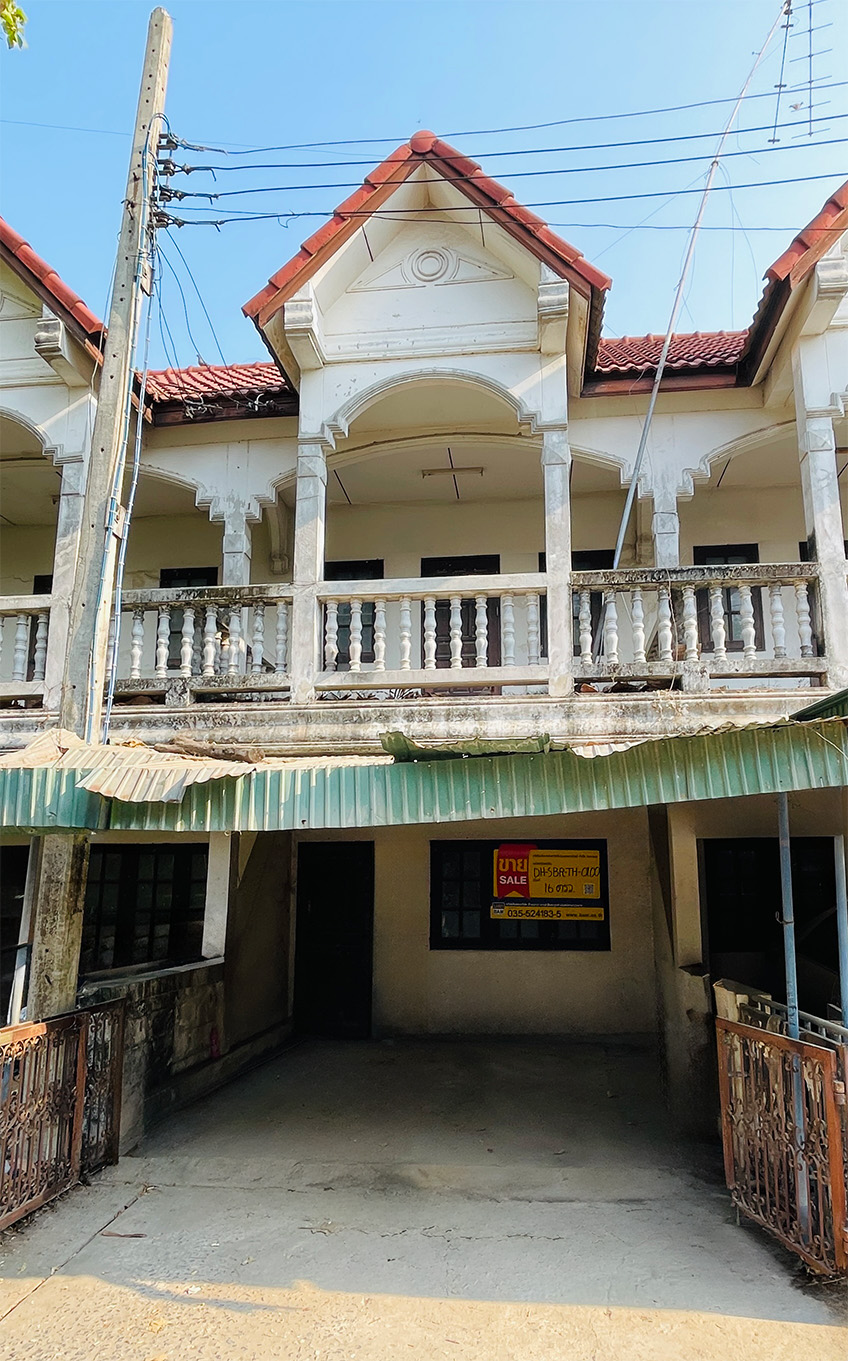 ทาวน์เฮ้าส์ โครงการเมืองใหม่อินทร์บุรี สิงห์บุรี - บ้านทาวน์เฮ้าส์ 2 ชั้นในเมืองใหม่ สิงห์บุรี