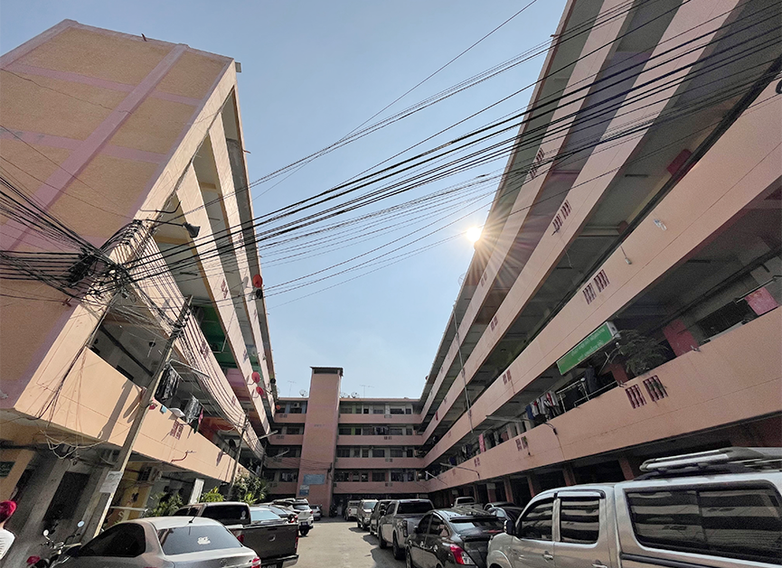 คอนโดมิเนียม โครงการประชาสุขคอนโดทาวน์ ศรีนครินทร์