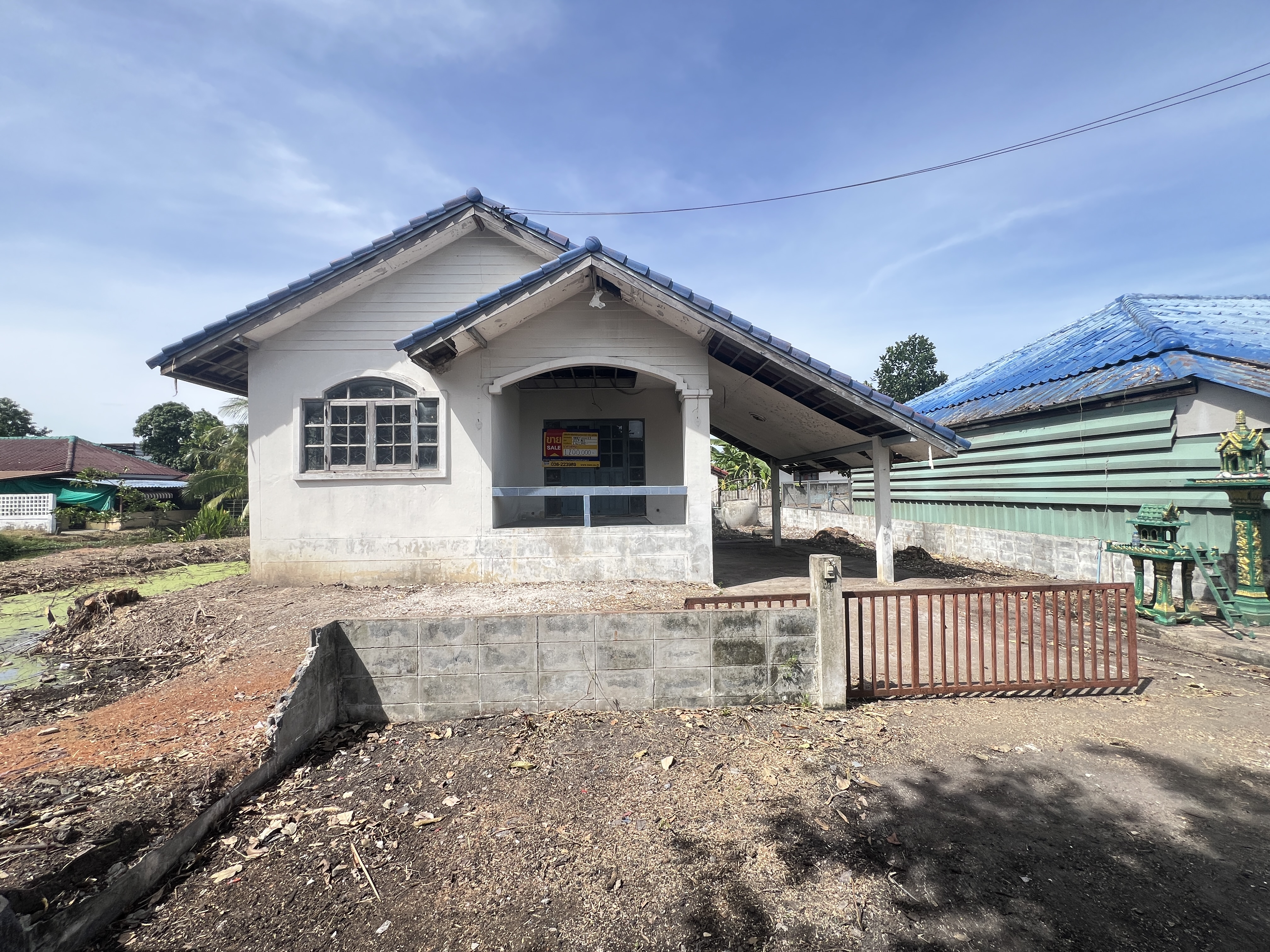 บ้านเดี่ยว โครงการบ้านสวนแสนสุข องครักษ์
