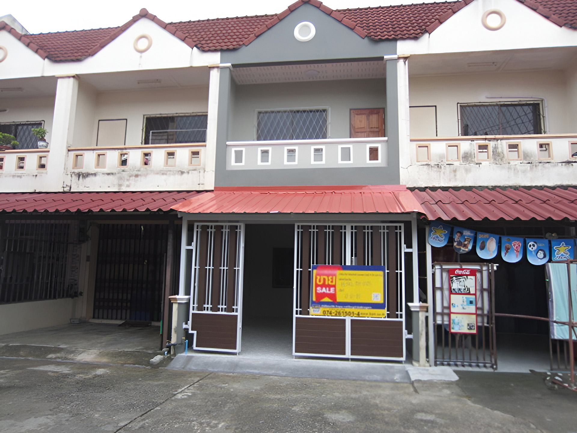 ทาวน์เฮ้าส์ 2 ชั้น บ้านพรุ สงขลา : ปรับปรุงใหม่